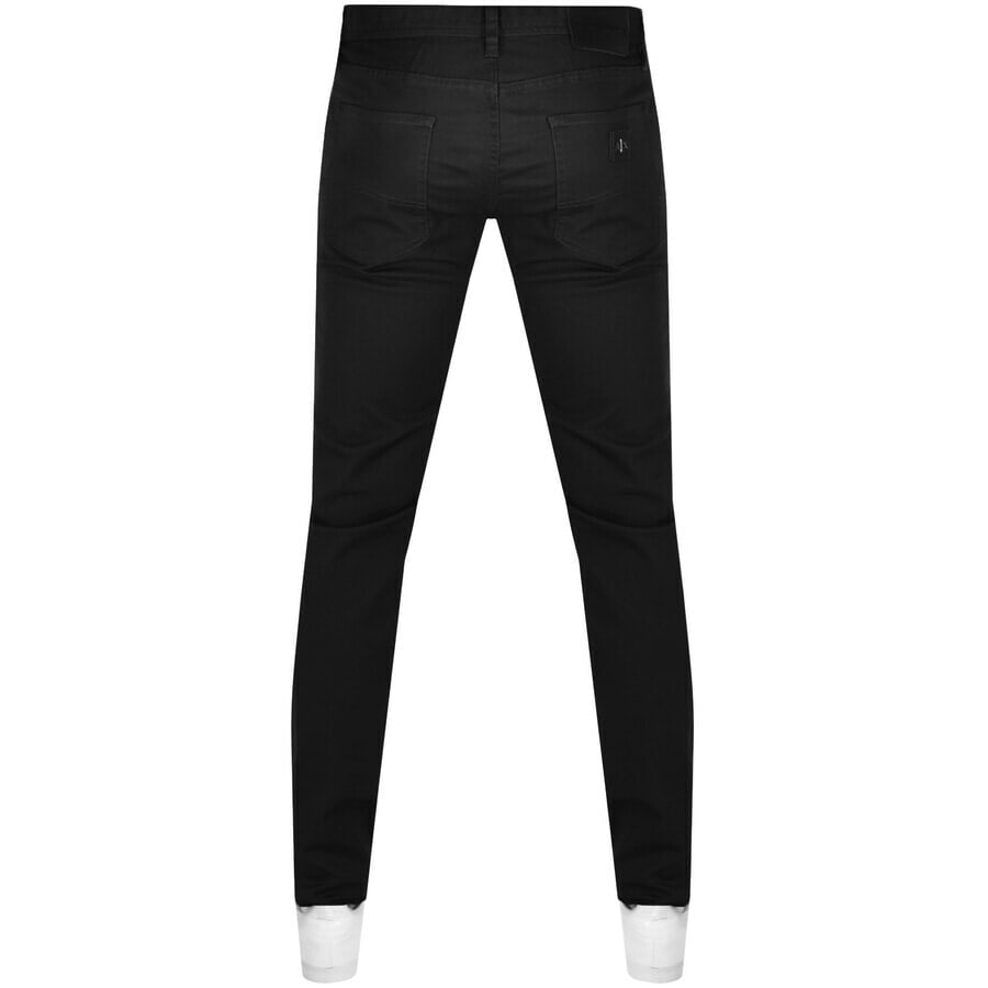 Image number 2 for Armani Exchange J13 Slim Fit Jeans Black