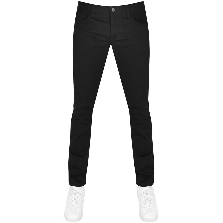 Image number 1 for Armani Exchange J13 Slim Fit Jeans Black
