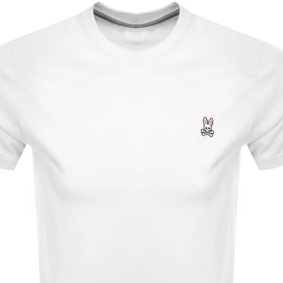 Image number 2 for Psycho Bunny Classic Crew Neck T Shirt White