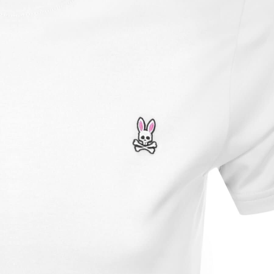 Image number 3 for Psycho Bunny Classic Crew Neck T Shirt White
