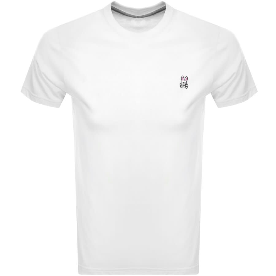 Image number 1 for Psycho Bunny Classic Crew Neck T Shirt White