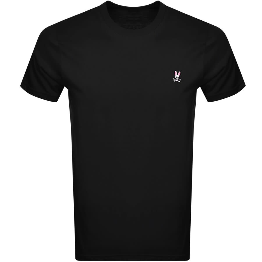 Image number 1 for Psycho Bunny Classic Crew Neck T Shirt Black