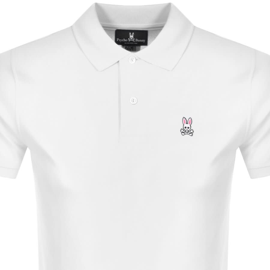 Image number 2 for Psycho Bunny Classic Polo T Shirt White
