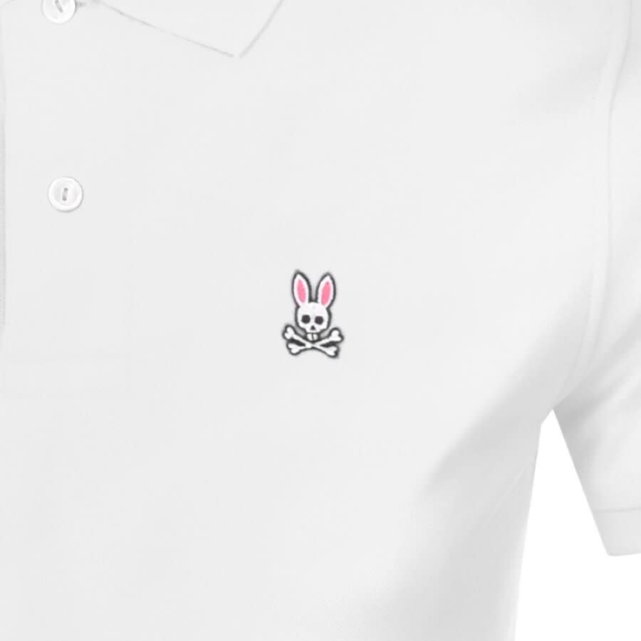 Image number 3 for Psycho Bunny Classic Polo T Shirt White