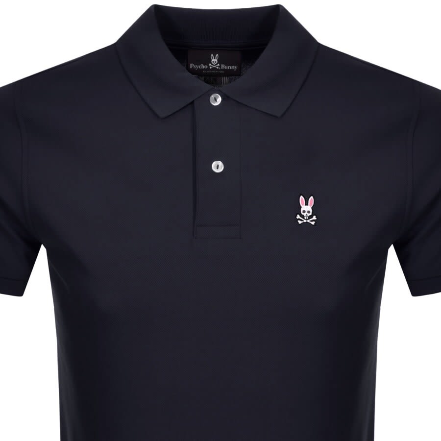 Image number 2 for Psycho Bunny Classic Polo T Shirt Navy