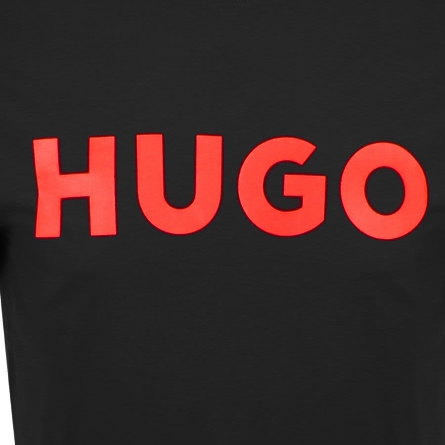 Image number 3 for HUGO Dulivio Crew Neck Short Sleeve T Shirt Black