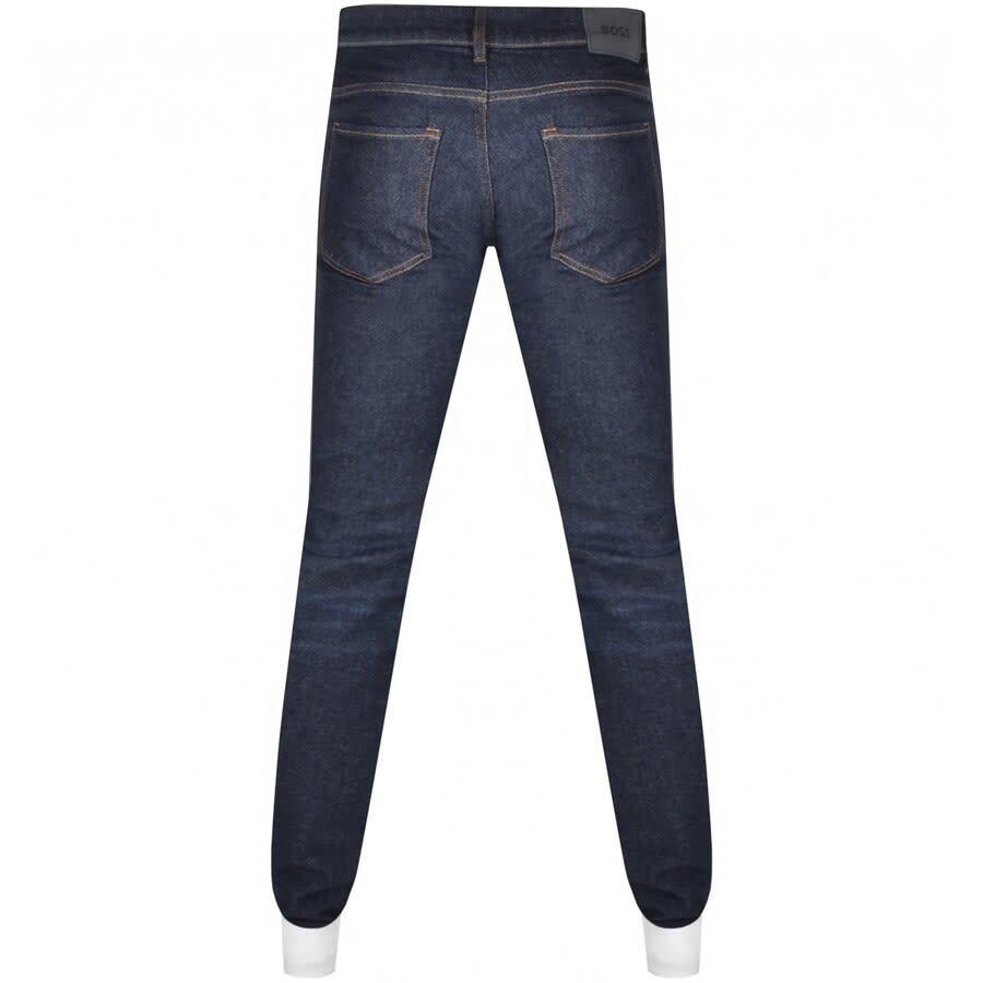 Image number 2 for BOSS Maine 3 Regular Fit Jeans Navy