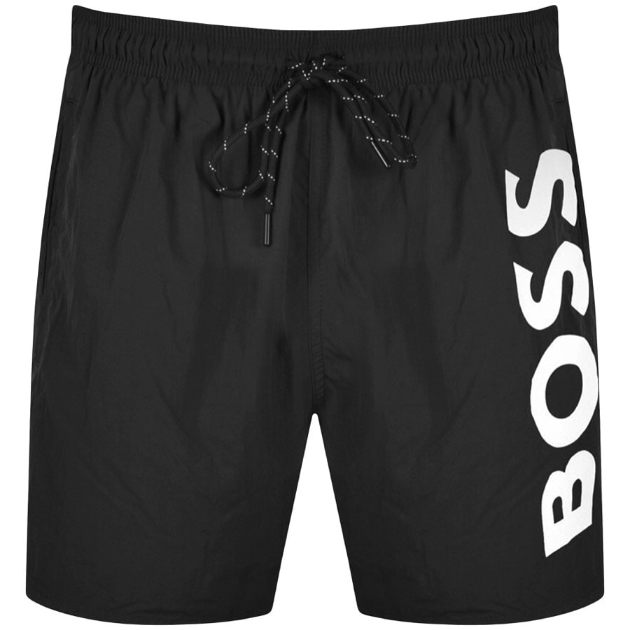 Image number 1 for BOSS Octopus Swim Shorts Black