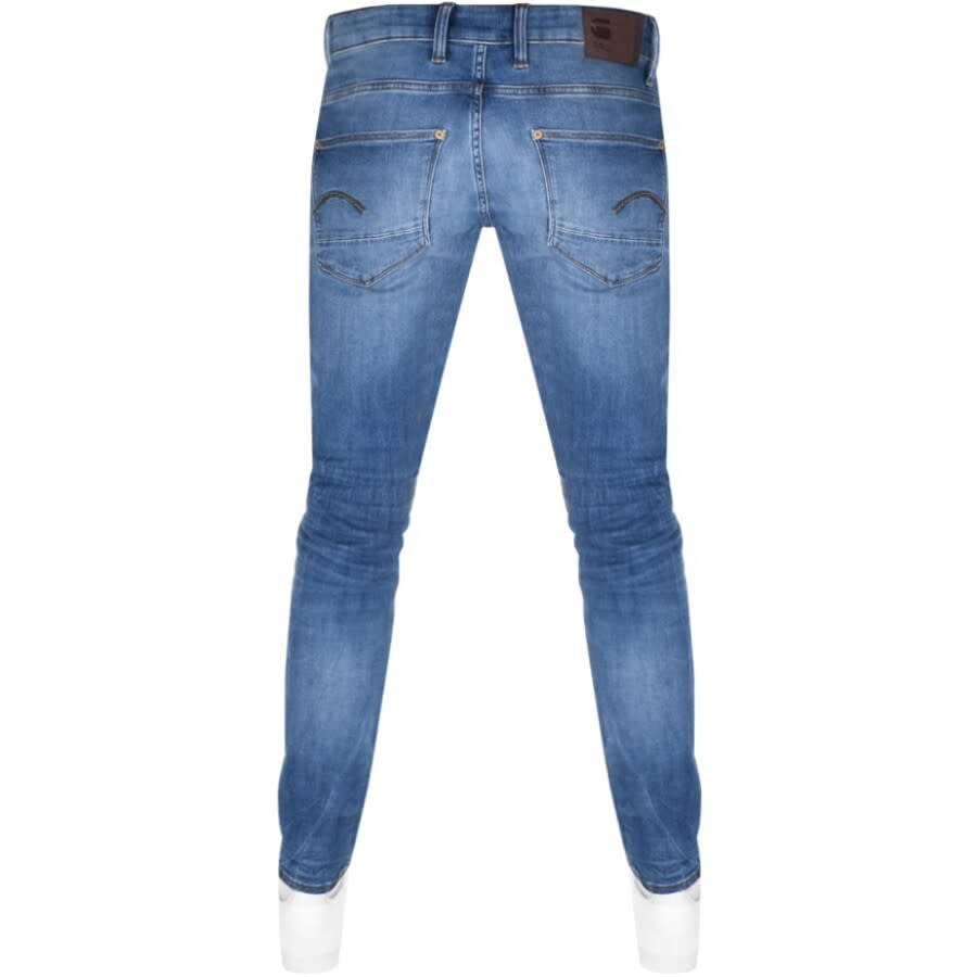 Image number 2 for G Star Raw Revend Jeans Mid Wash Blue