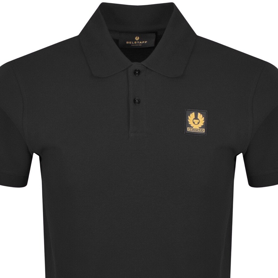 Image number 2 for Belstaff Logo Polo T Shirt Black