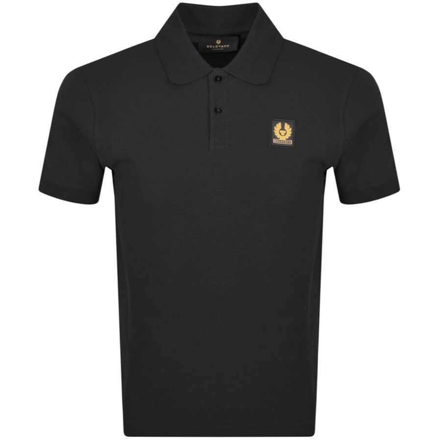 Image number 1 for Belstaff Logo Polo T Shirt Black