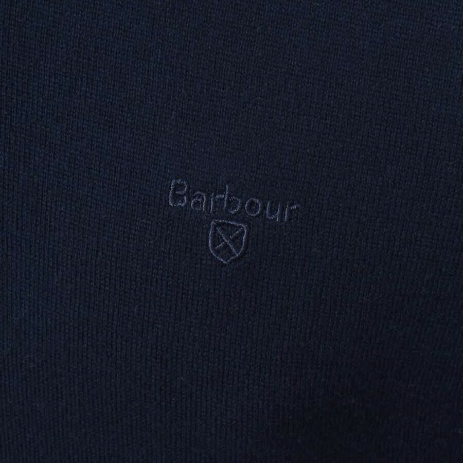 Barbour Half Zip Knit Jumper Navy | Mainline Menswear