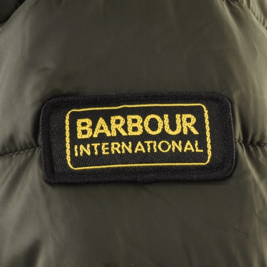 Image number 3 for Barbour International Quilted Ouston Jacket Green