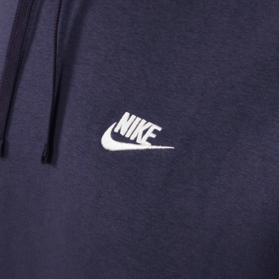 Image number 3 for Nike Club Hoodie Navy