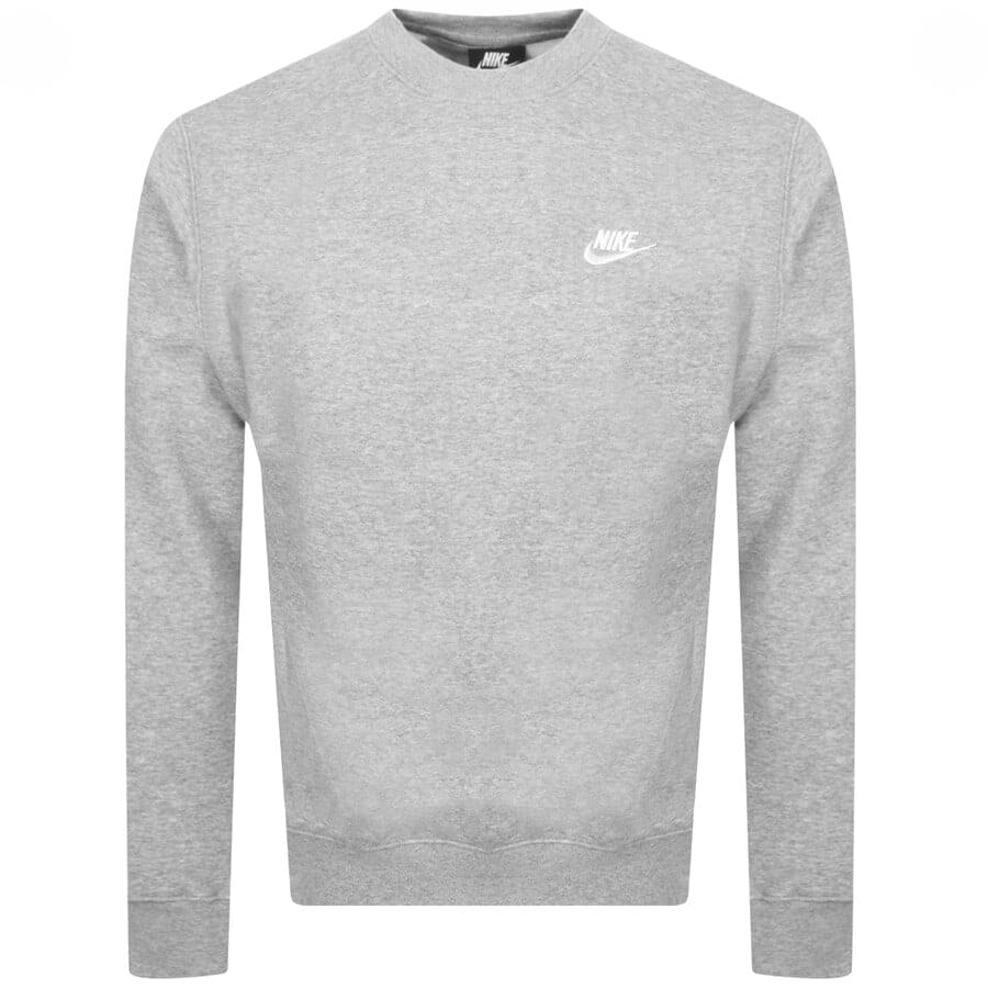 Image number 1 for Nike Club Sweatshirt Grey