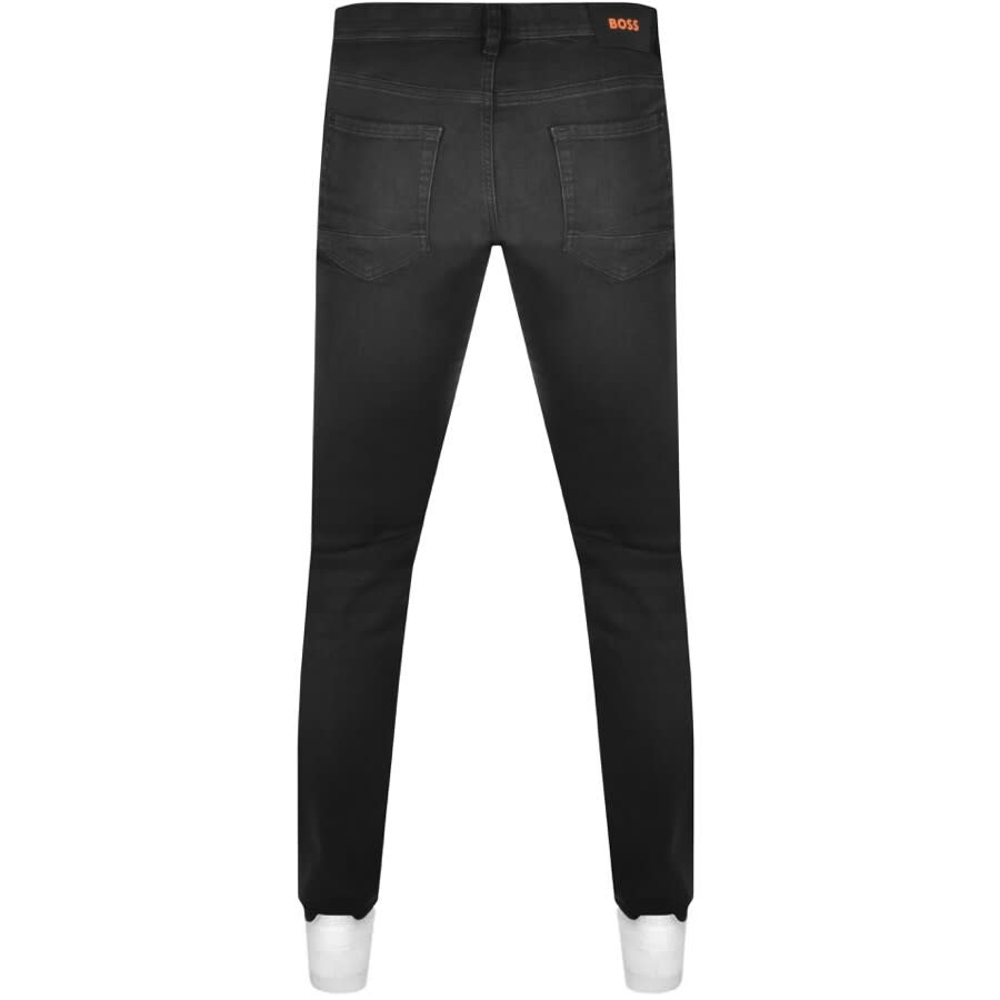 Image number 2 for BOSS Taber Tapered Fit Jeans Black