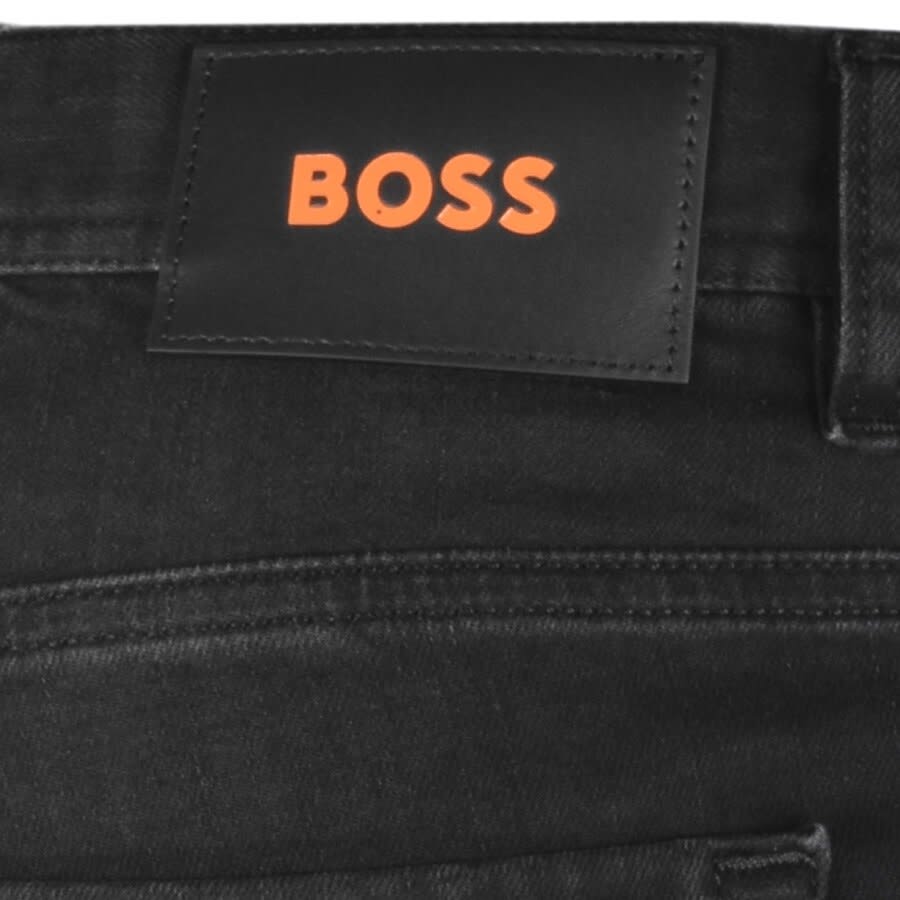 Image number 3 for BOSS Taber Tapered Fit Jeans Black