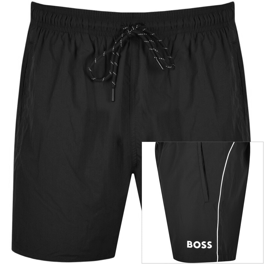 Image number 1 for BOSS Starfish Swim Shorts Black