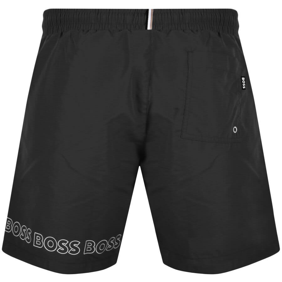Image number 2 for BOSS Dolphin Swim Shorts Black