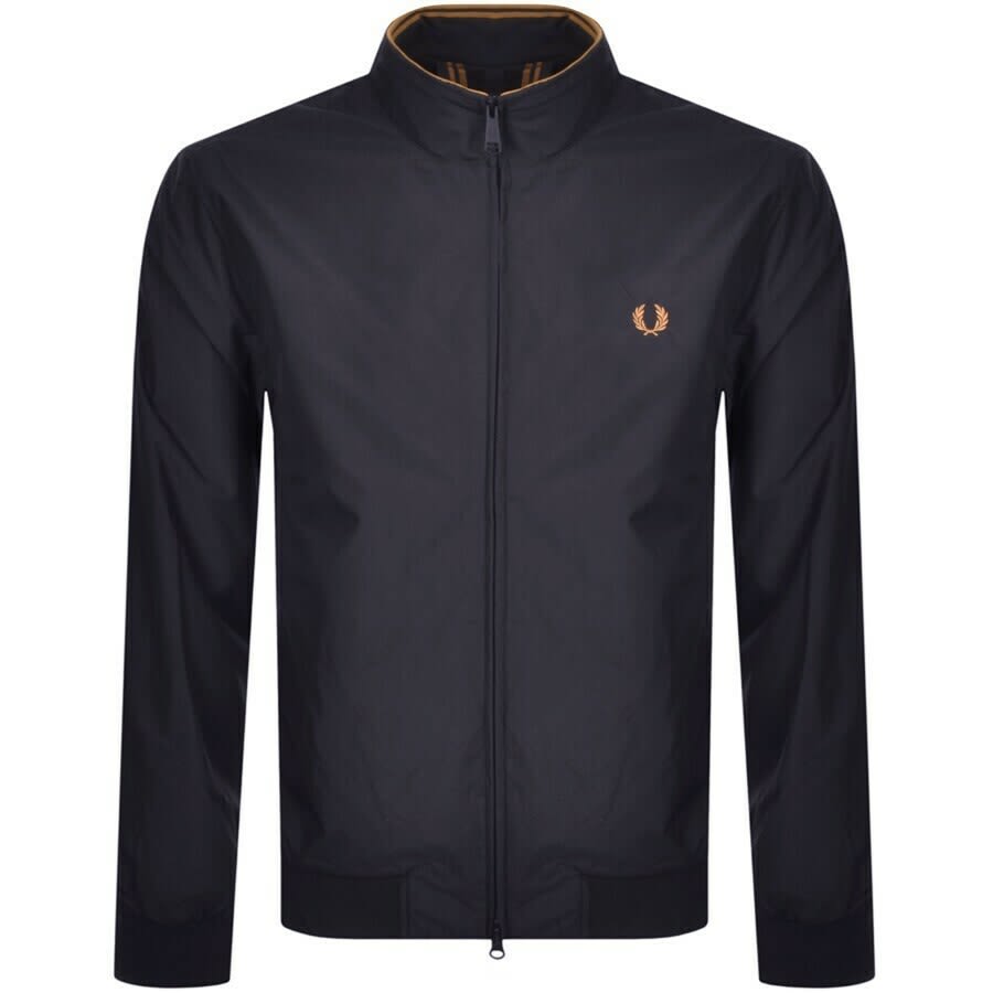 Image number 1 for Fred Perry Brentham Jacket Navy