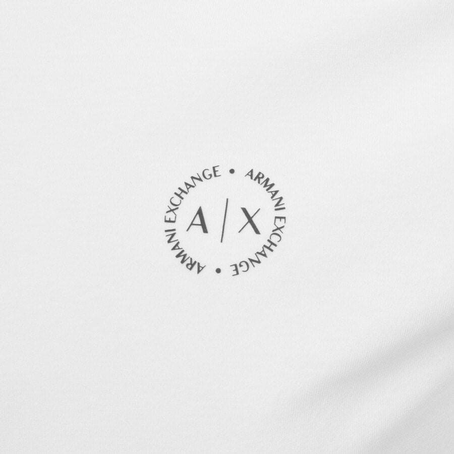 Image number 3 for Armani Exchange Tipped Polo T Shirt White