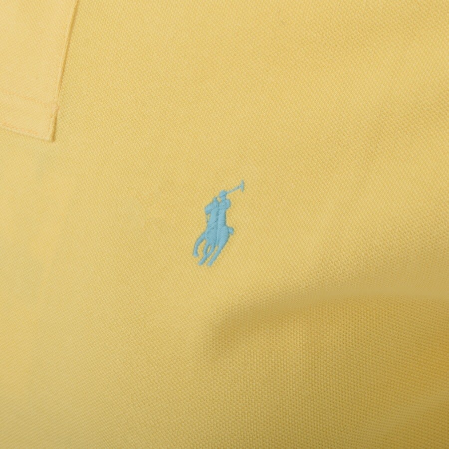 Image number 3 for Ralph Lauren Slim Fit Polo T Shirt Yellow