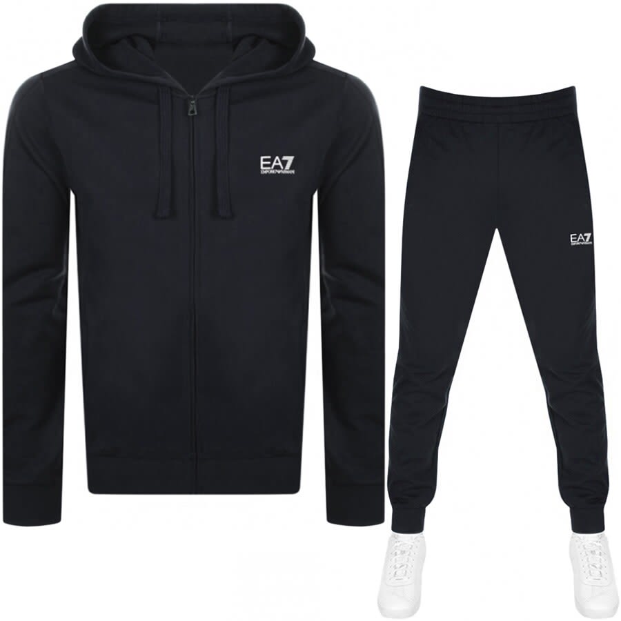 Image number 1 for EA7 Emporio Armani Core ID Tracksuit Navy