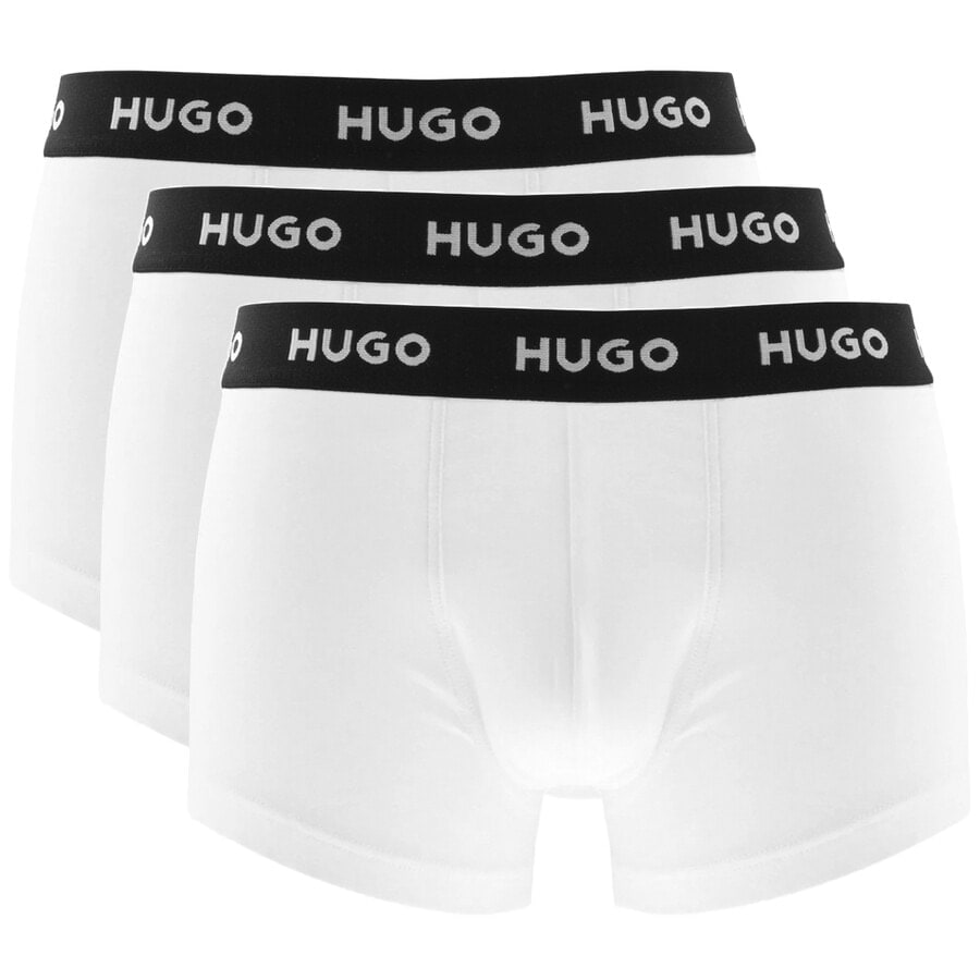 Image number 1 for HUGO Triple Pack Trunks White
