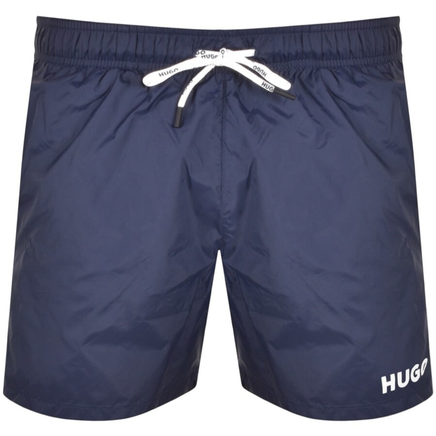 Image number 1 for HUGO Haiti Swim Shorts Navy
