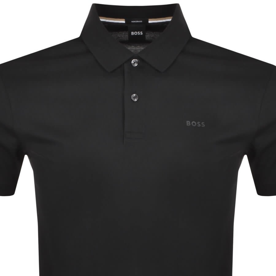 Image number 2 for BOSS Parlay 147 Short Sleeved Polo T Shirt Black