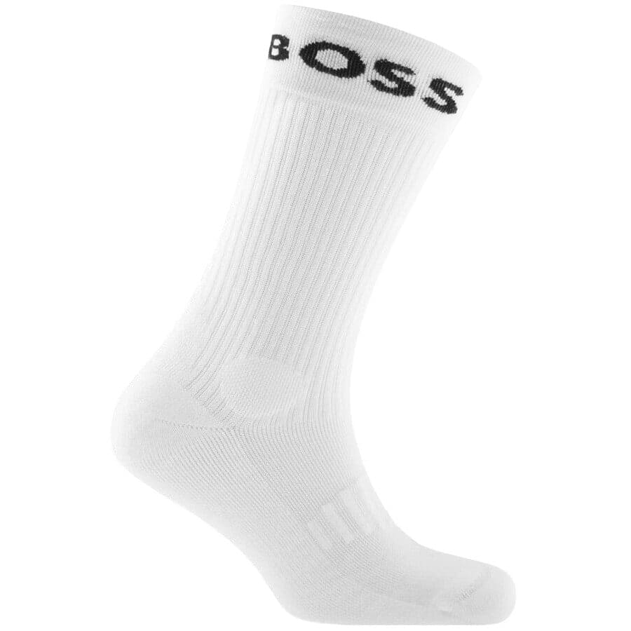 Image number 2 for BOSS 2 Pack Socks White