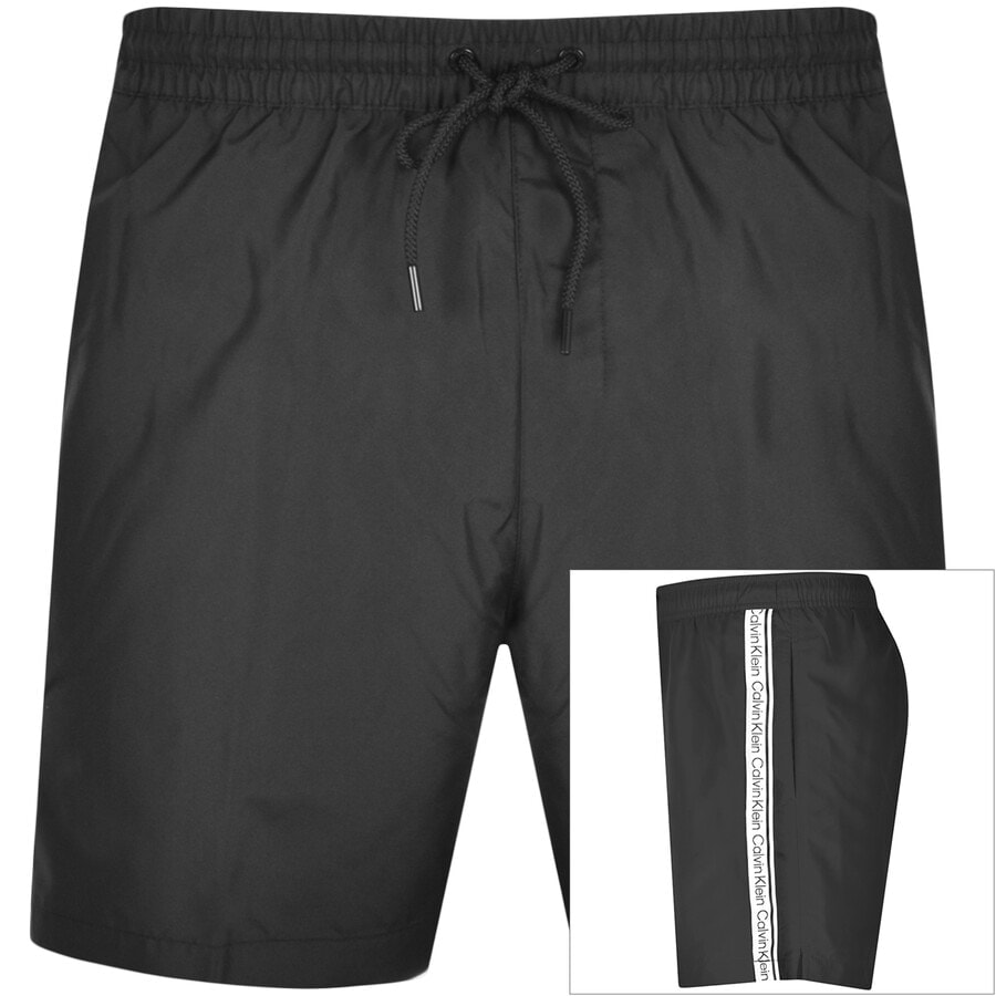 Image number 1 for Calvin Klein Logo Swim Shorts Black