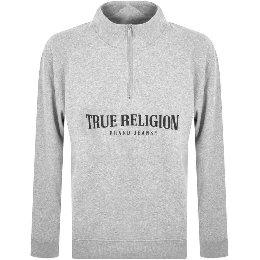 Image number 1 for True Religion Relaxed Sweatshirt Grey