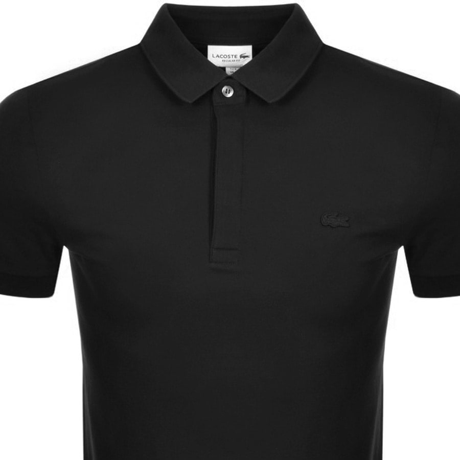 Lacoste Short Sleeved Polo T Shirt Black | Mainline Menswear United States