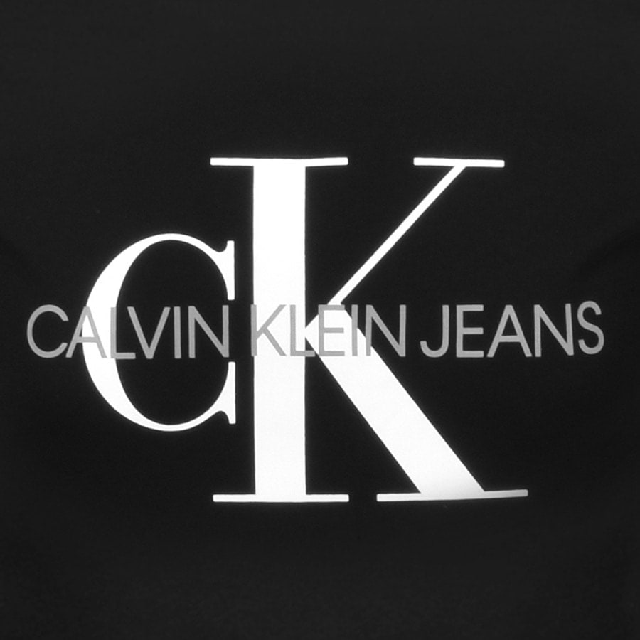 Image number 3 for Calvin Klein Jeans Monogram Logo T Shirt Black