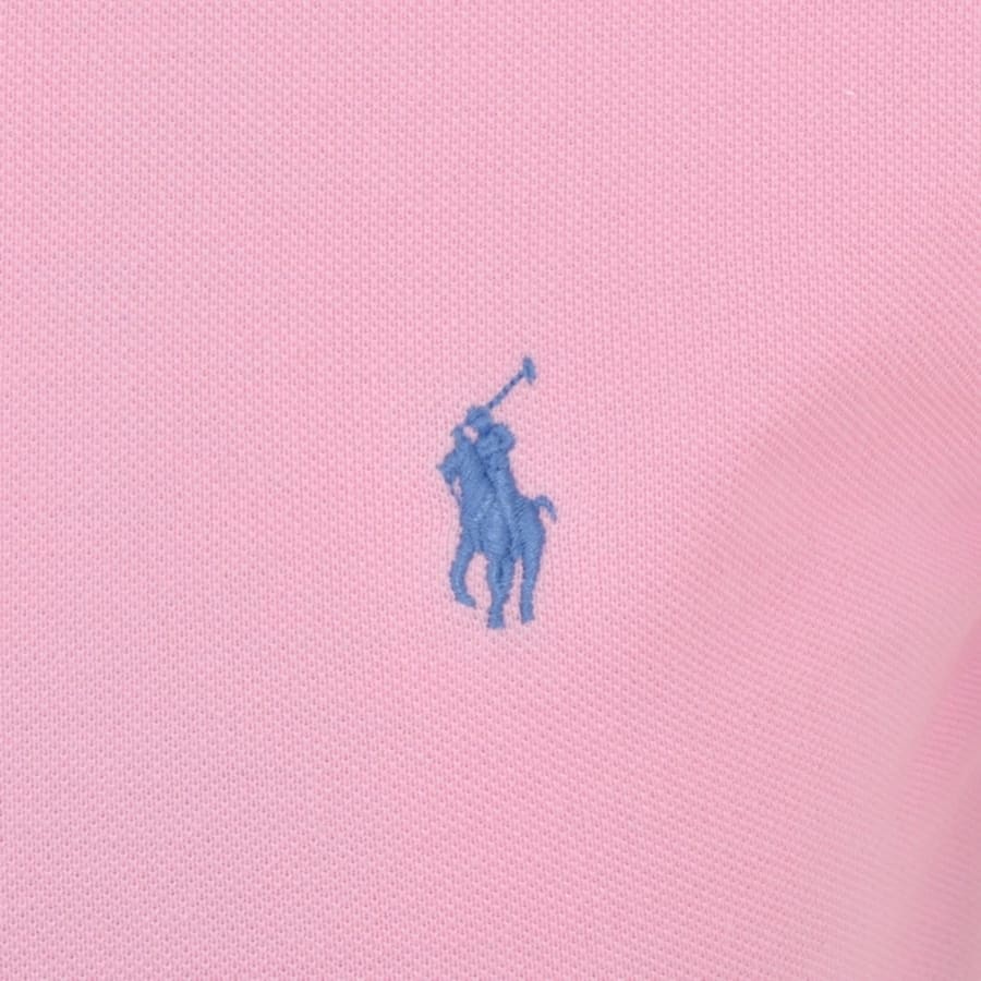 Image number 3 for Ralph Lauren Slim Fit Polo T Shirt Pink