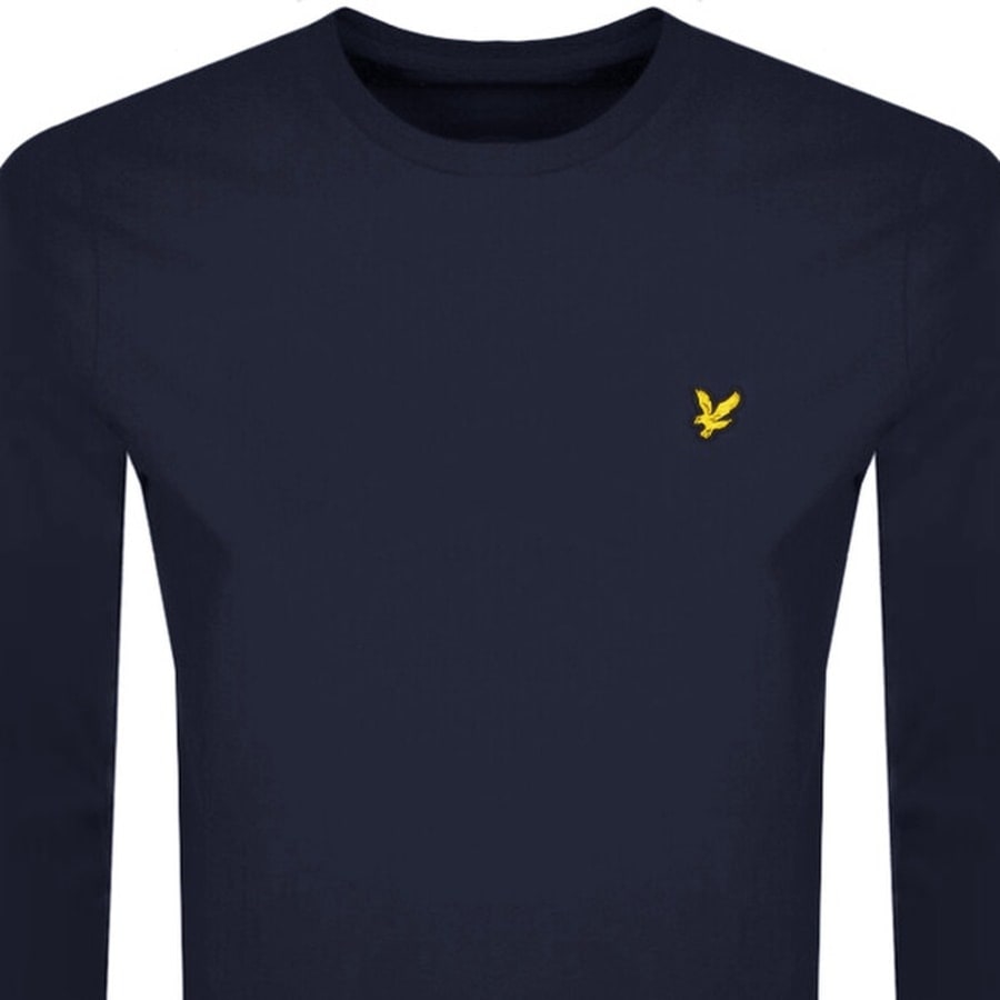 Image number 2 for Lyle And Scott Long Sleeve T Shirt Navy