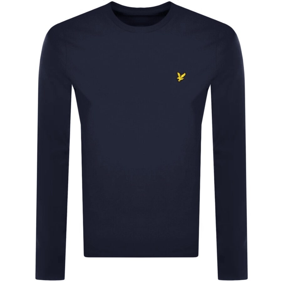 Image number 1 for Lyle And Scott Long Sleeve T Shirt Navy