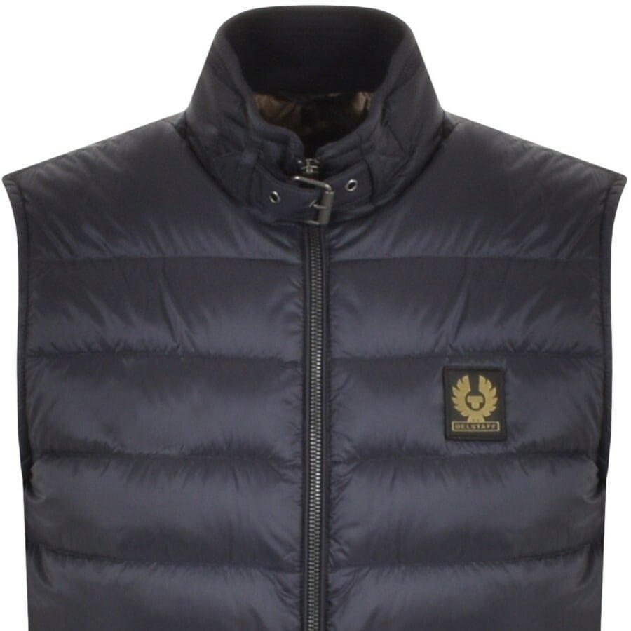 Image number 2 for Belstaff Circuit Padded Gilet Navy
