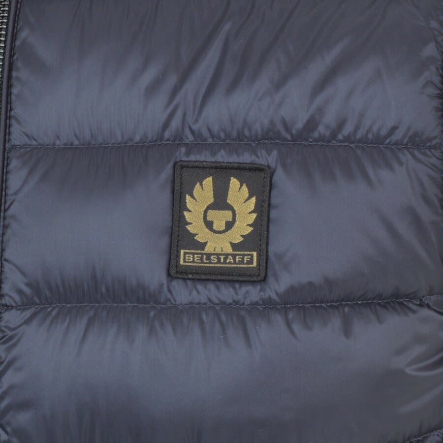 Image number 3 for Belstaff Circuit Padded Gilet Navy
