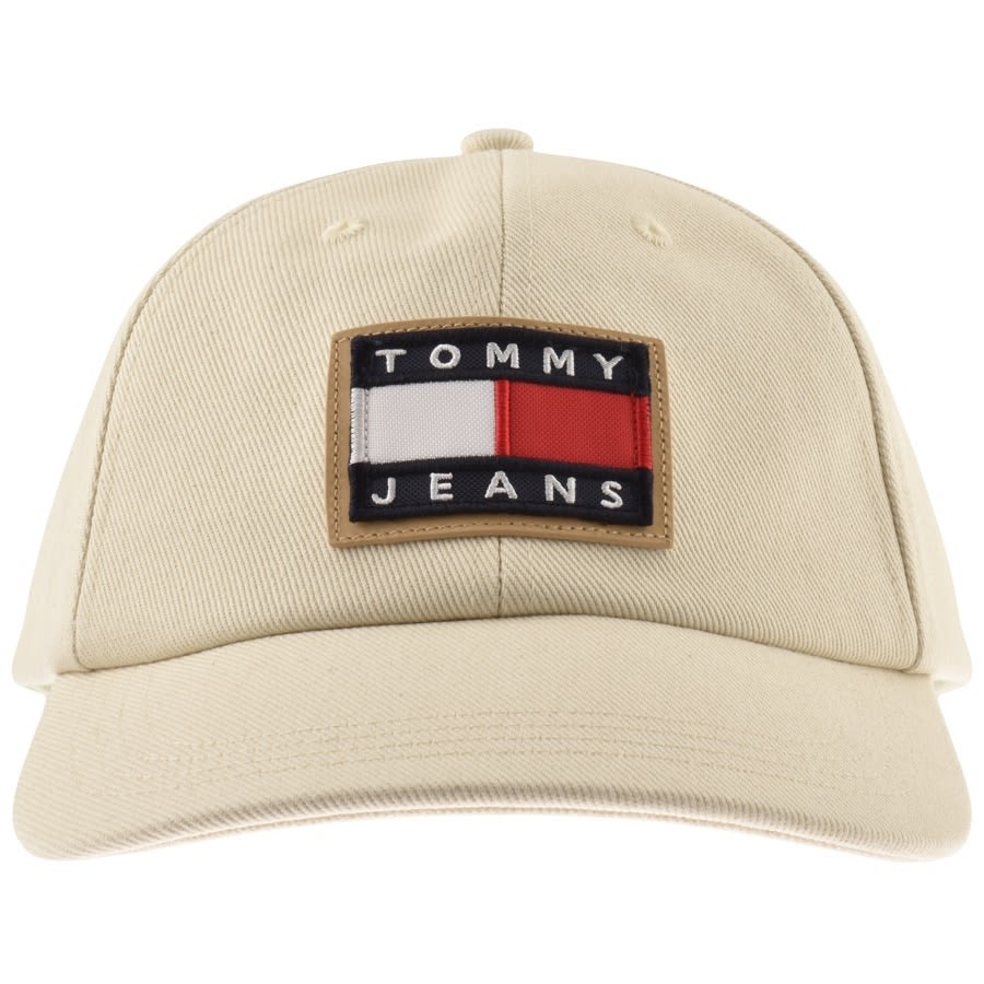 Image number 1 for Tommy Jeans Heritage Cap Beige