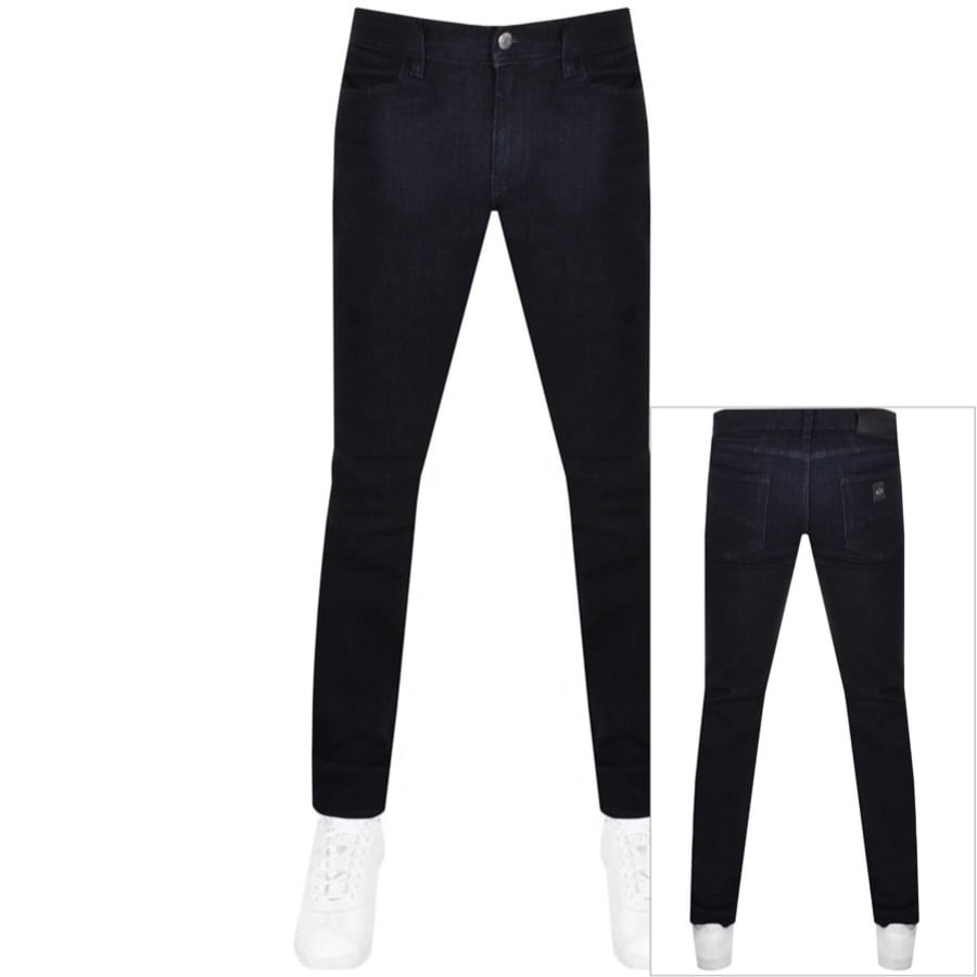 Image number 1 for Armani Exchange J13 Slim Fit Jeans Indigo Blue