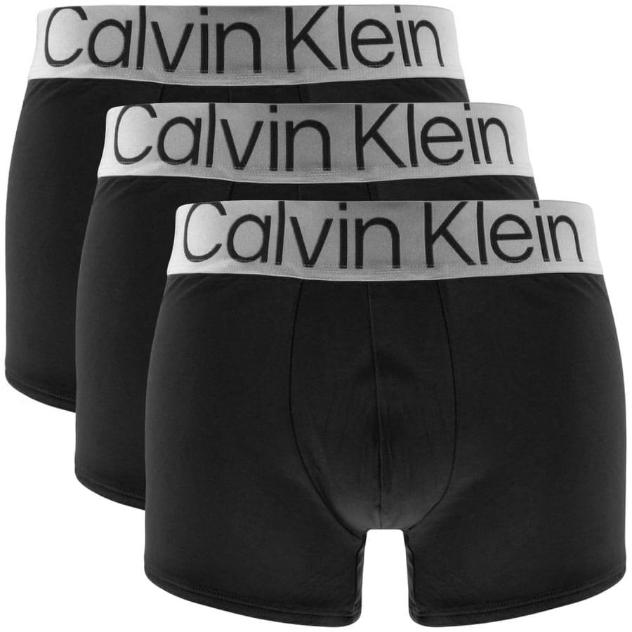 Image number 1 for Calvin Klein Underwear 3 Pack Boxer Shorts Black