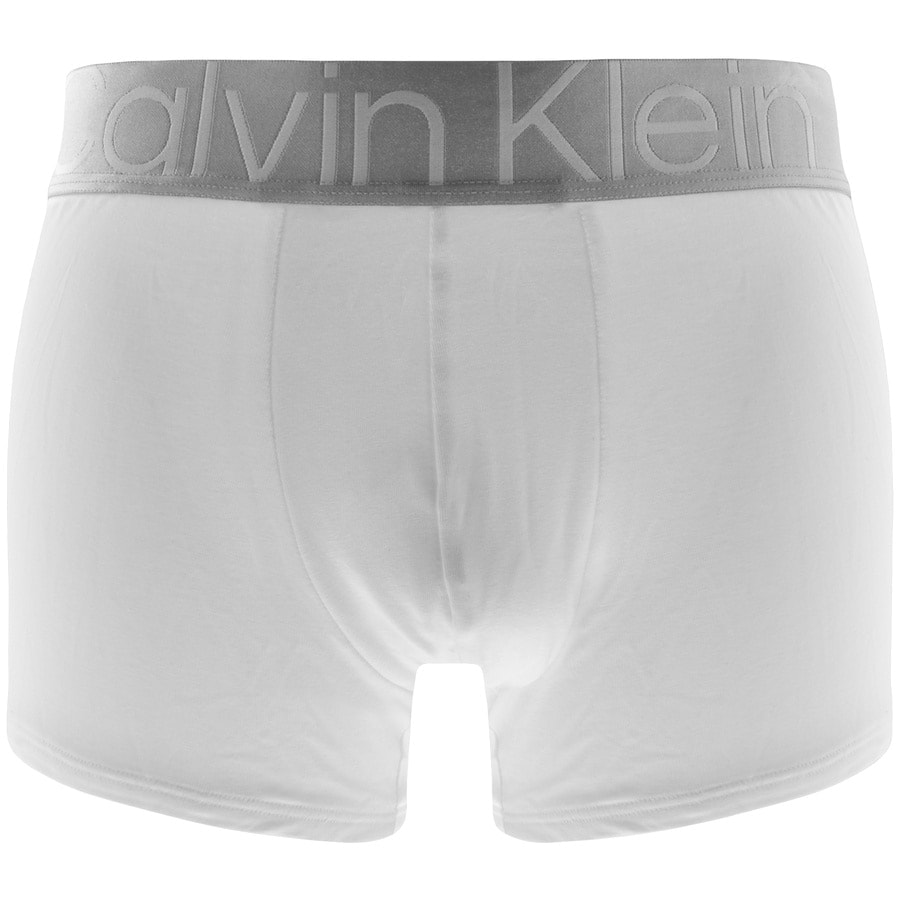 Image number 2 for Calvin Klein Underwear 3 Pack Trunks White