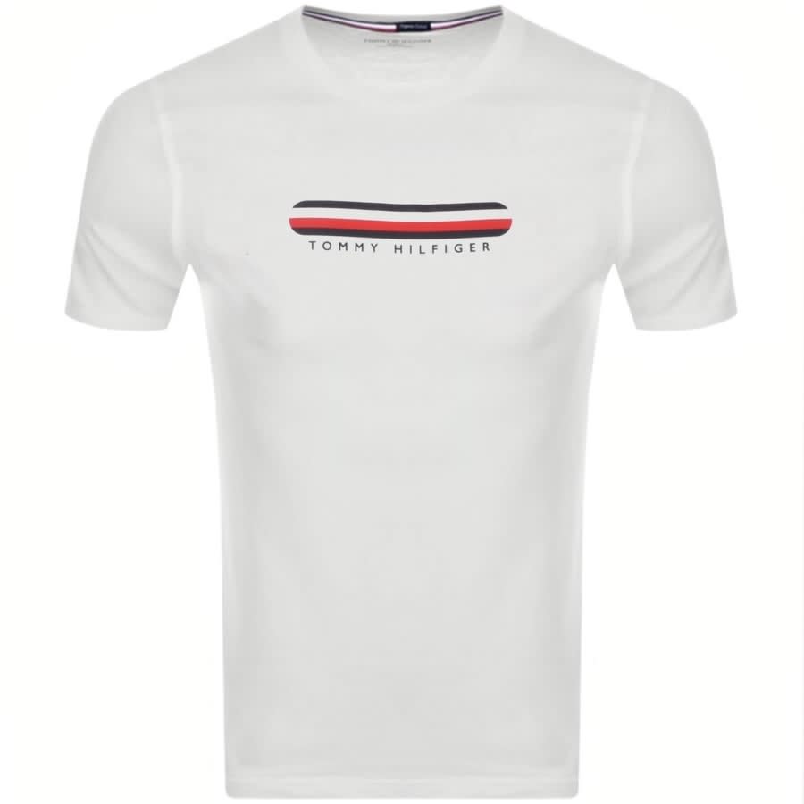 Image number 1 for Tommy Hilfiger Logo T Shirt White
