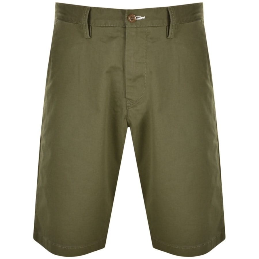Image number 1 for Gant Relaxed Twill Shorts Green