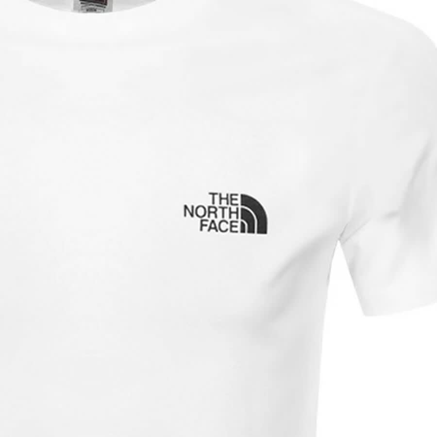 Image number 3 for The North Face Simple Dome T Shirt White