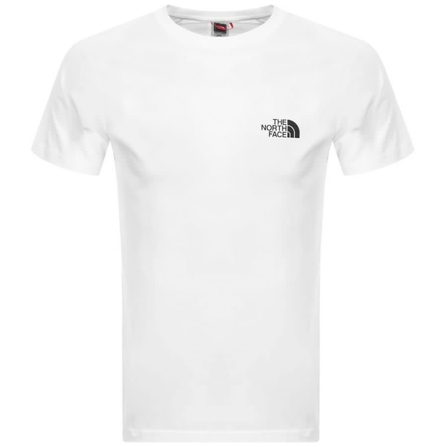 Image number 1 for The North Face Simple Dome T Shirt White