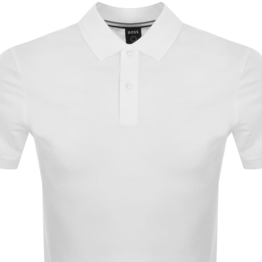 Image number 2 for BOSS Pallas Polo T Shirt White