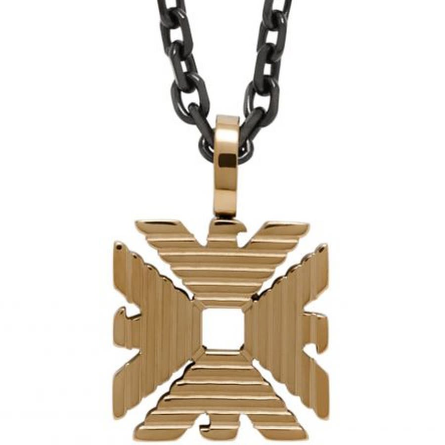 Image number 3 for Emporio Armani Chain Necklace Black
